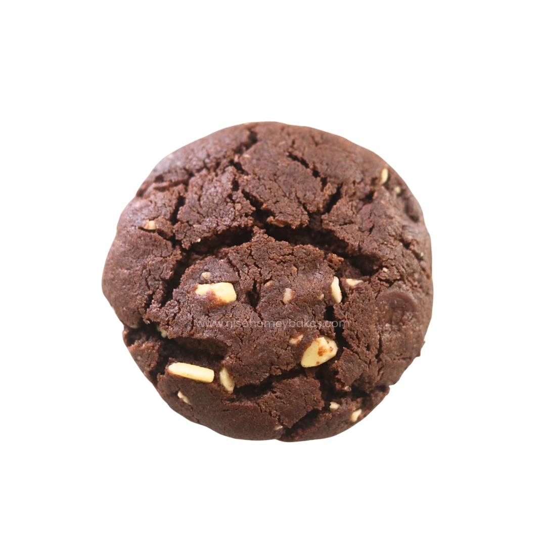 Sprouted Khapli Wheat Double Chocolate Cookies