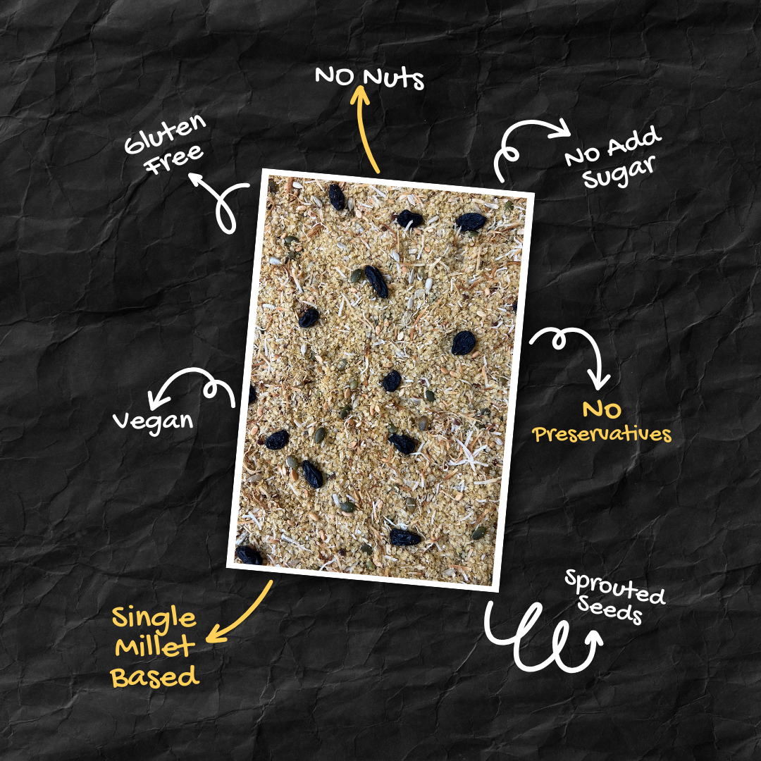 Foxtail Millet Muesli – No Added Sugar - Diabetic & PCOS Friendly - Thena Muesli