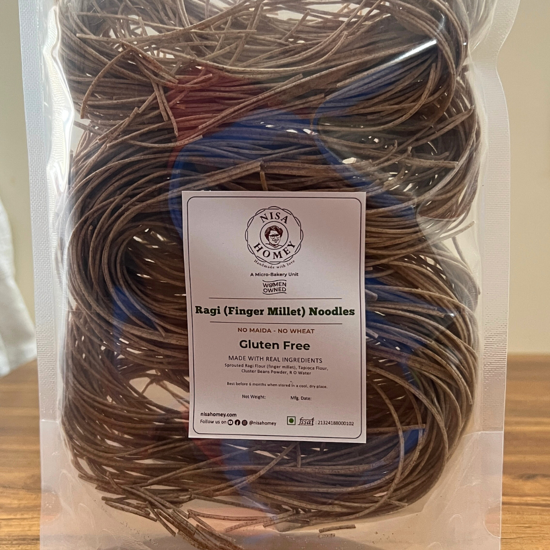 Ragi Noodles - Gluten Free Finger Millet Noodles