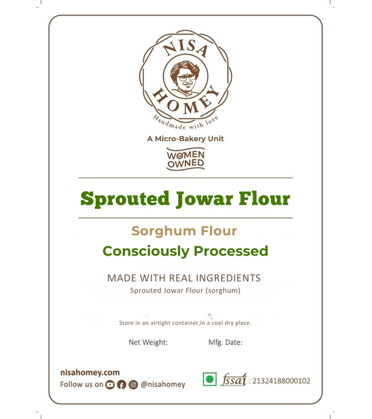 Sprouted Jowar Flour - Sorghum Flour